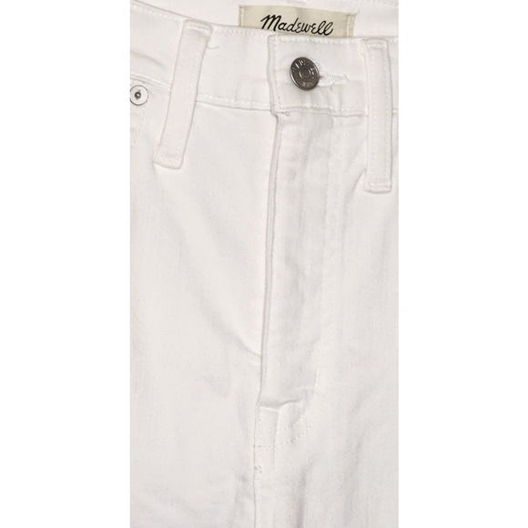 NWT Womens Madewell White High Rise Skinny Pants Size28 - Picture 3 of 6